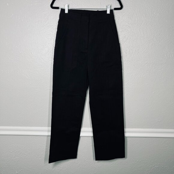 Modern Citizen Black High Rise Straight Leg Denim Pants Sz. XS - Picture 1 of 10